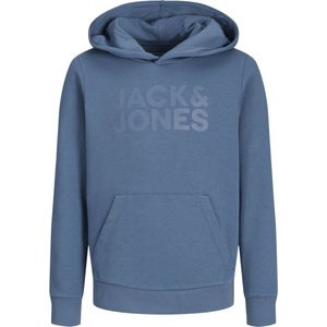 Jack and Jones Junior - Hoodie - Groen - 70% Katoen 30% Polyester