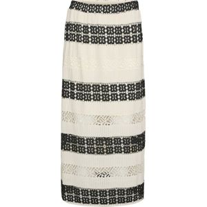 Vero Moda - Rok - Beige - Polyester - High Waist