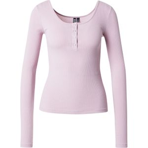 PIECES - Pckitte Ls Top T-shirt - Dawn Rose - Katoen