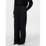 Stretchbroeken - Zwart - 100% Polyester - Hoge Taille met Elastische Band