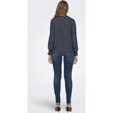 Only - Onlmette V-neck LS Smock Top - Rafblauw - Dames
