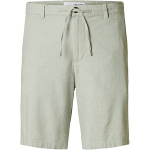 SELECTED FEMME Slhregular-Brody Linen Short Noos, Iceberg Green, XXL