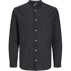 Jack & Jones Overhemd - Lange Mouwen - Kleur: Black - JJEBREEZE BAND SHIRT