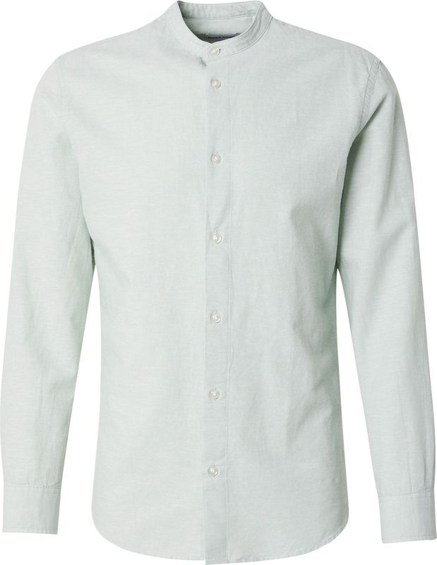 Jack & Jones Breeze Overhemd - Katoen/Linnen - Blauw - Slim Fit