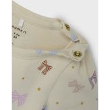 Korte Mouwen - Romper - Zacht - Ribgebreide Stof - Drukknoopsluiting