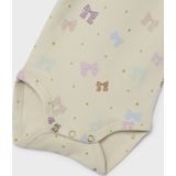 Korte Mouwen - Romper - Zacht - Ribgebreide Stof - Drukknoopsluiting