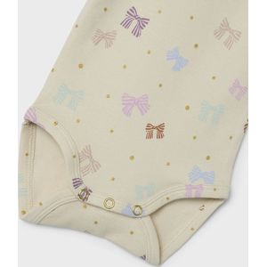 Korte Mouwen - Romper - Zacht - Ribgebreide Stof - Drukknoopsluiting