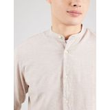 Jack & Jones Langarmhemd »JJEBREEZE BAND SHIRT LS SN«, mit Bandkragen