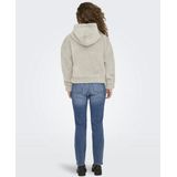 Only - Onltanja Teddy Hood Jacket - Jas - Pumice Stone - Dames