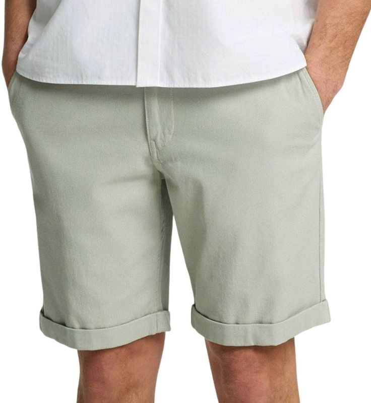 SELECTED HOMME Korte Broek met Structuurmotief - Slim Fit Model 'LUTON'