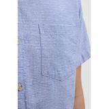 Jack & Jones - Gemêleerd Overhemd - Ensign Blue - 100% Katoen