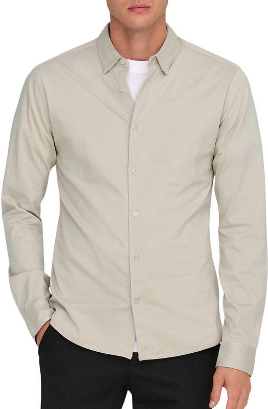 Onsrobin - Overhemd - Katoen - Slim Fit - Lange Mouwen