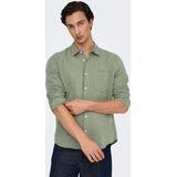 Overhemd - Overhemdkraag - Lange Mouwen - Knoopsluiting - Regular Fit