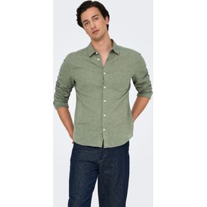 Overhemd - Overhemdkraag - Lange Mouwen - Knoopsluiting - Regular Fit