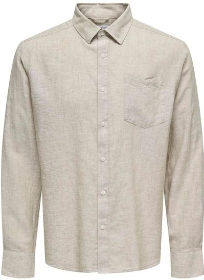 ONLY & SONS Langarmhemd »ONSCAIDEN LIFE REG LS 1 PKT SHIRT NOOS«