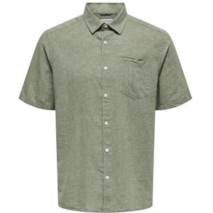 ONSCAIDEN Life REG SS 1 PKT Shirt, Swamp, L