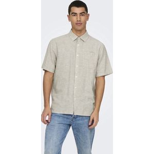 ONSCAIDEN Life REG SS 1 PKT Shirt, Chinchilla, L