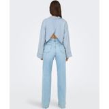 Only - Long Sleeve Classic Collar - Blouse - Lichtblauw - 100% Lyocell