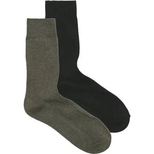 Jack & Jones - Vrijetijdssokken - Zwart - 2-pack - Katoenmix