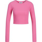 Jxfeline - T-shirt - O-hals - Lange Mouwen - Cropped - Stretch Fit