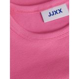 Jxfeline - T-shirt - O-hals - Lange Mouwen - Cropped - Stretch Fit