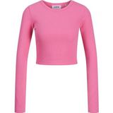 Jxfeline - T-shirt - O-hals - Lange Mouwen - Cropped - Stretch Fit