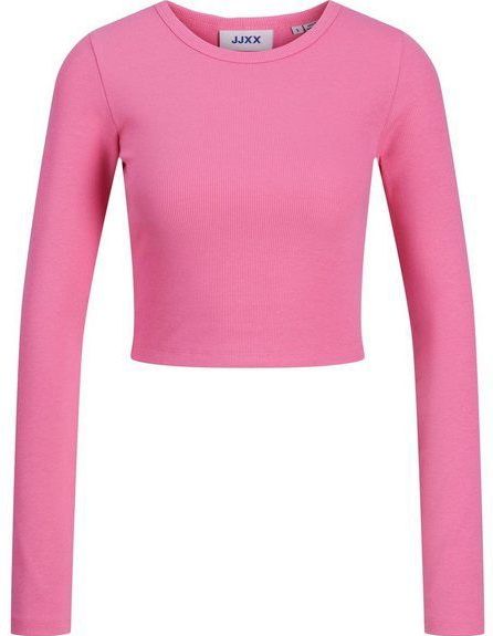 Jxfeline - T-shirt - O-hals - Lange Mouwen - Cropped - Stretch Fit