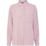 Pieces - Pia Loose Fit Overhemd - Groen - 70% Viscose 30% Linnen