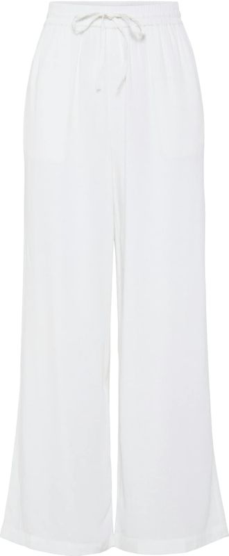 Pieces - Pia Wide Leg - Hoge Taille Broek - Wijde Pijpen