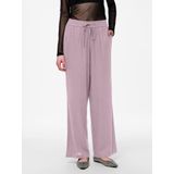 Pieces - Pia Wide Leg - Broek - Multicolor - 70% Viscose, 30% Linnen