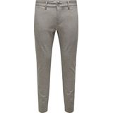 Chino - Blauw - Stretchy Stof