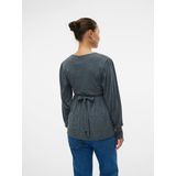 MAMALICIOUS - Shirt - Grafiet - Gerecycled Materiaal - Met Borstvoedingsfunctie