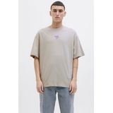 JACK & JONES - JJEAMES - T-shirt - Katoen - Oversized Pasvorm - Casual Look