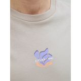JACK & JONES - JJEAMES - T-shirt - Katoen - Oversized Pasvorm - Casual Look