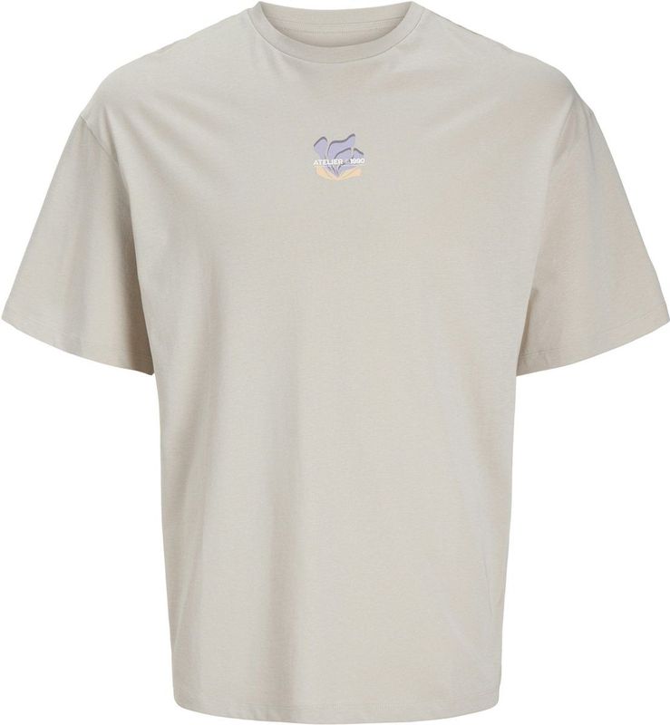 JACK & JONES - JJEAMES - T-shirt - Katoen - Oversized Pasvorm - Casual Look