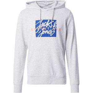 Hoodie met logo JACK & JONES. Katoen materiaal. Maten L. Grijs kleur