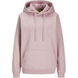 JACK & JONES Hoodie met Capuchon - Paarse Schaduwen / Lila Grijs Logo