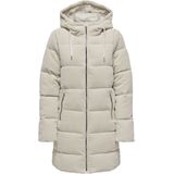Onldolly - Puffer Jacket - Kort - Hoge Opstaande Kraag - Lange Mouwen - Winddichte Stormmanchetten