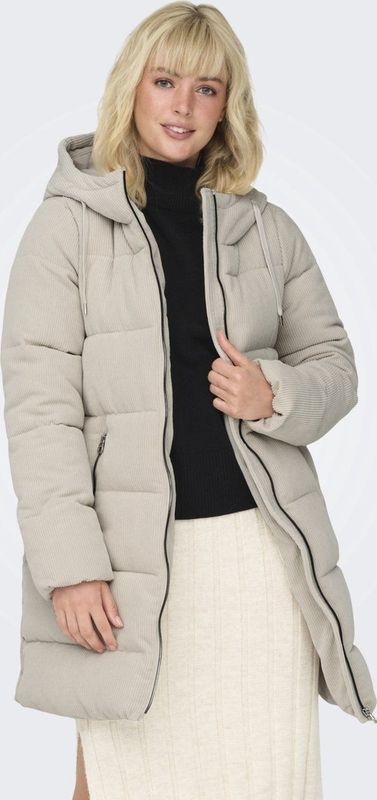 Onldolly - Puffer Jacket - Kort - Hoge Opstaande Kraag - Lange Mouwen - Winddichte Stormmanchetten