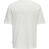 Only & Sons - Onsgivo Reg 12 Ss Crew Knit Noos - T-shirt - Cloud Dancer