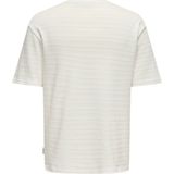 Only & Sons - Onsgivo Reg 12 Ss Crew Knit Noos - T-shirt - Cloud Dancer