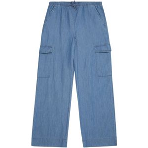 VERO MODA - Cargobroek - Wide Leg Fit - Met Strikkoord Sluiting - Voor Meiden