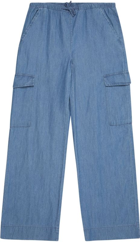 VERO MODA - Cargobroek - Wide Leg Fit - Met Strikkoord Sluiting - Voor Meiden