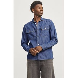 Overhemd - Blauw - Katoen - Comfort Fit