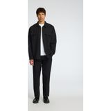 SELECTED HOMME - Slh-Leroy Sun Overshirt - Heren - Zwart - 1 Stuk