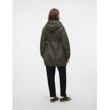 Jas - Capuchon - Zwart - Gerecycled Polyester - 3-in-1 Voor Zwangerschap