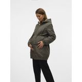 Jas - Capuchon - Zwart - Gerecycled Polyester - 3-in-1 Voor Zwangerschap