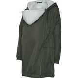 Jas - Capuchon - Zwart - Gerecycled Polyester - 3-in-1 Voor Zwangerschap