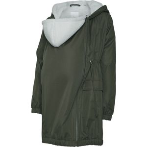 Jas - Capuchon - Zwart - Gerecycled Polyester - 3-in-1 Voor Zwangerschap