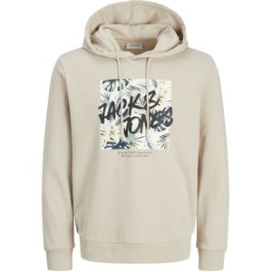 Jack&Jones - JJHawaii Shape - Hoodie - Moonbeam - Sweatstof